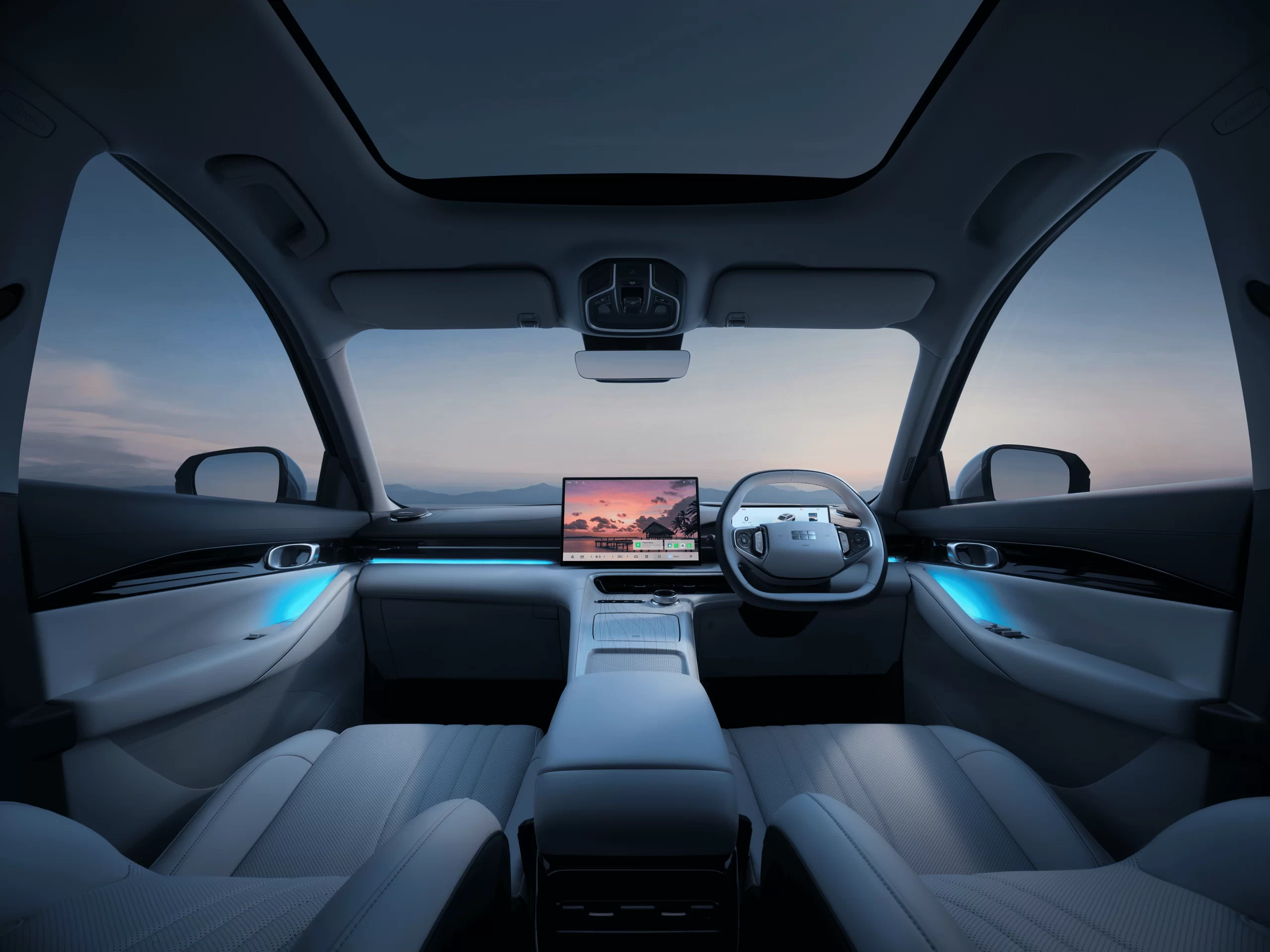 Interior Geely Starray EM-i