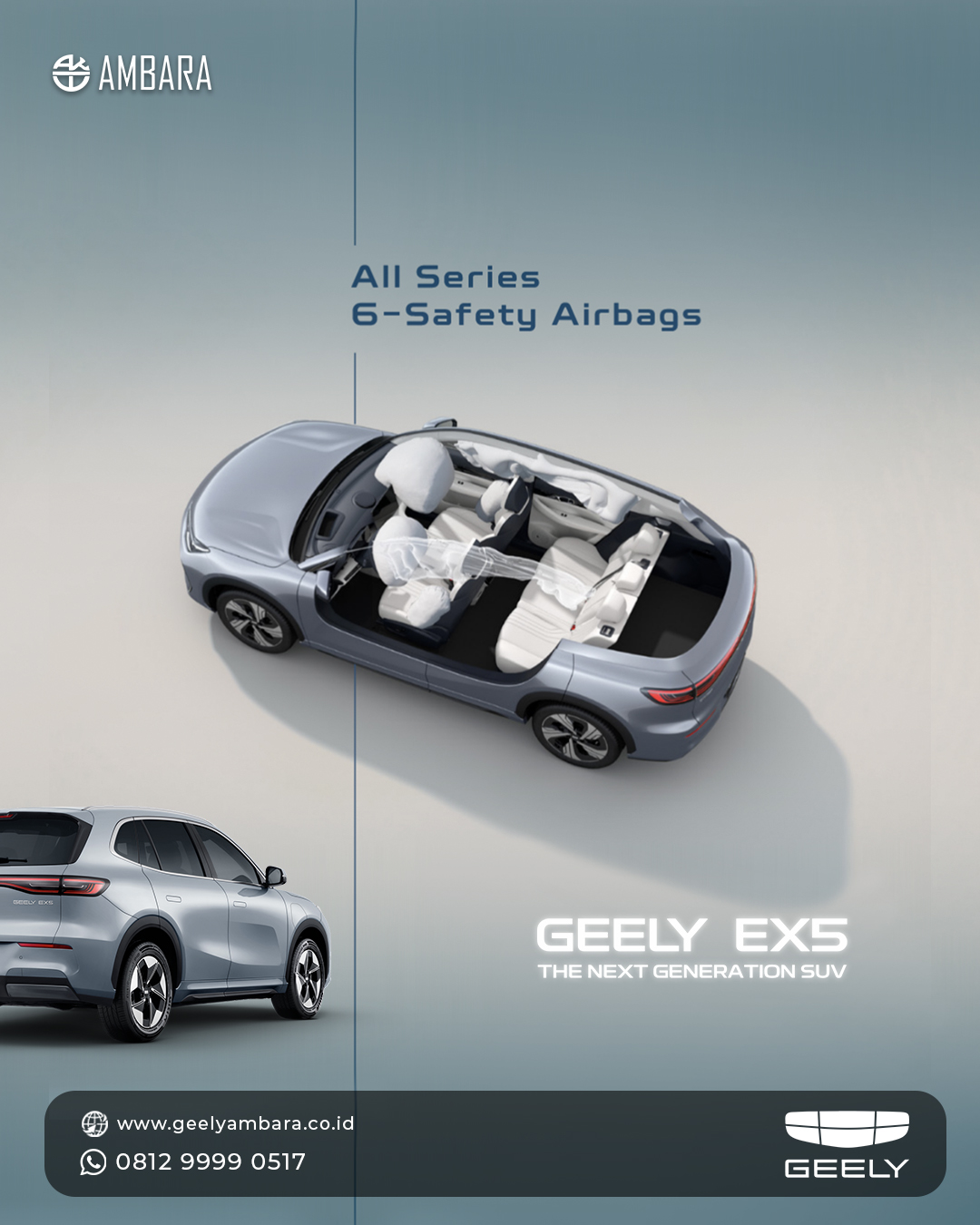 airbags copy Geely EX5