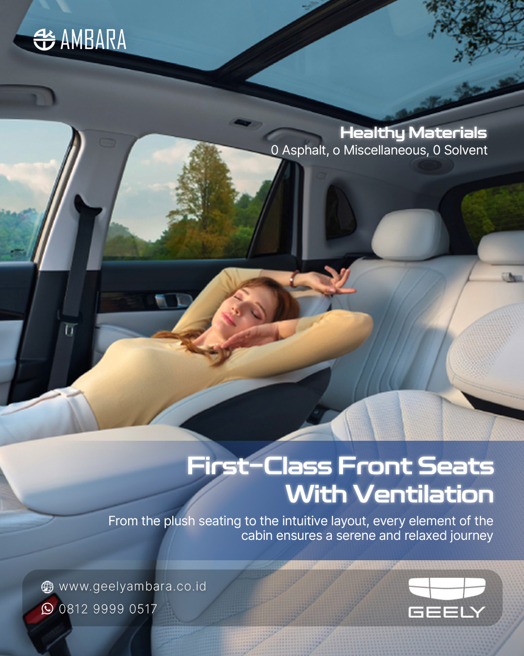 Geely EX5 - First Class Cabin Geely EX5