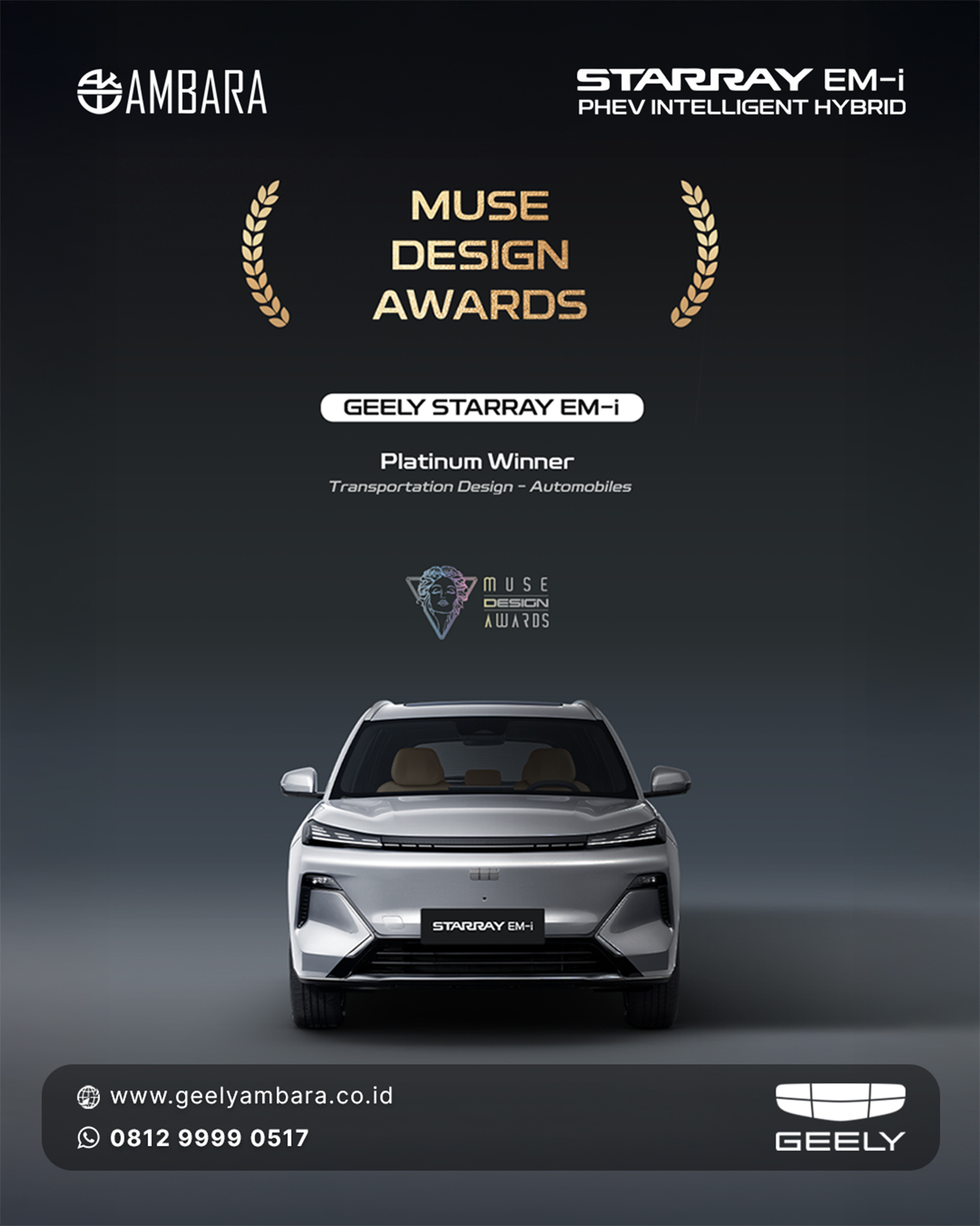 Starray EM-i PHEV | MUSE Desain Awards