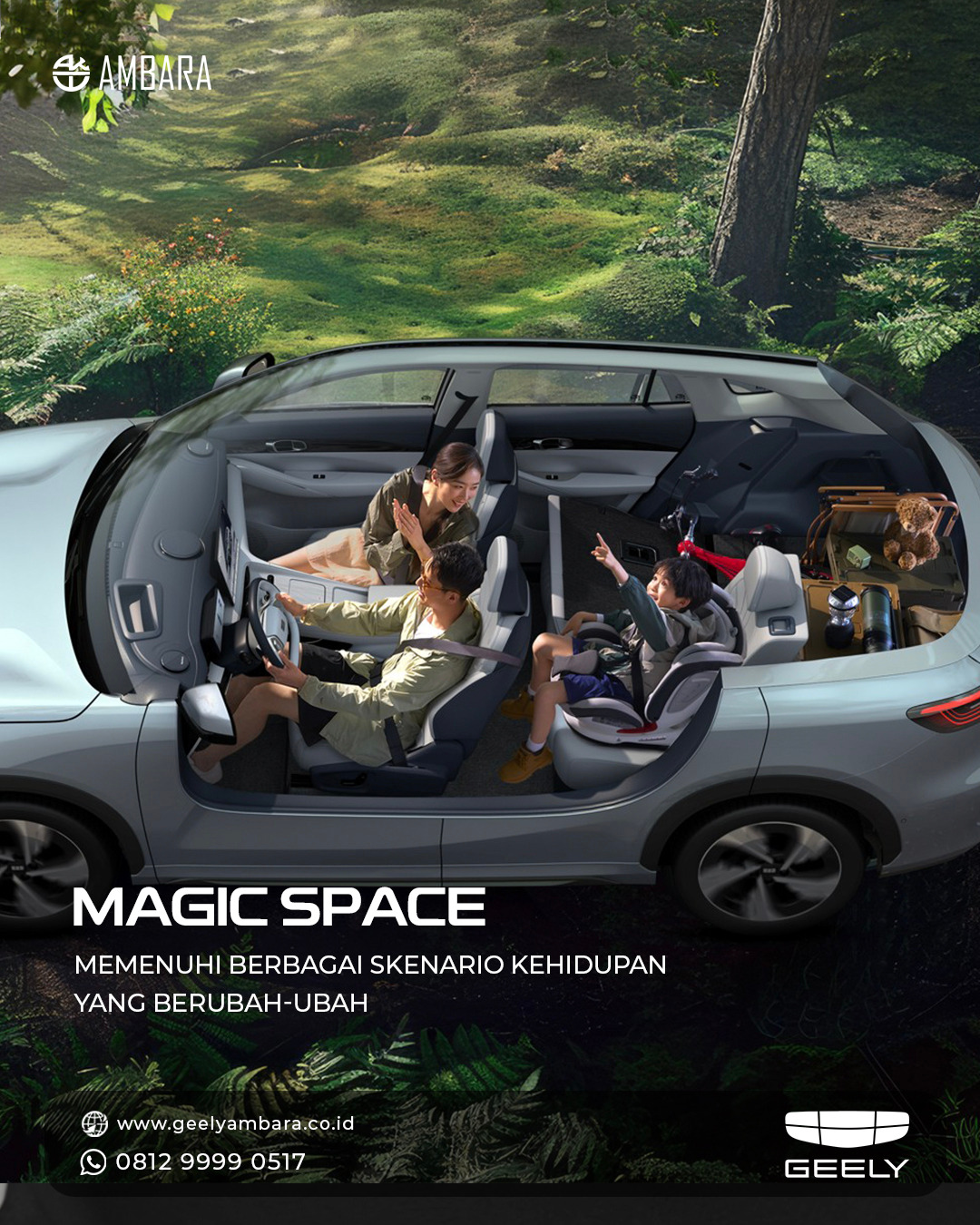 Geely EX5 - Magic Space