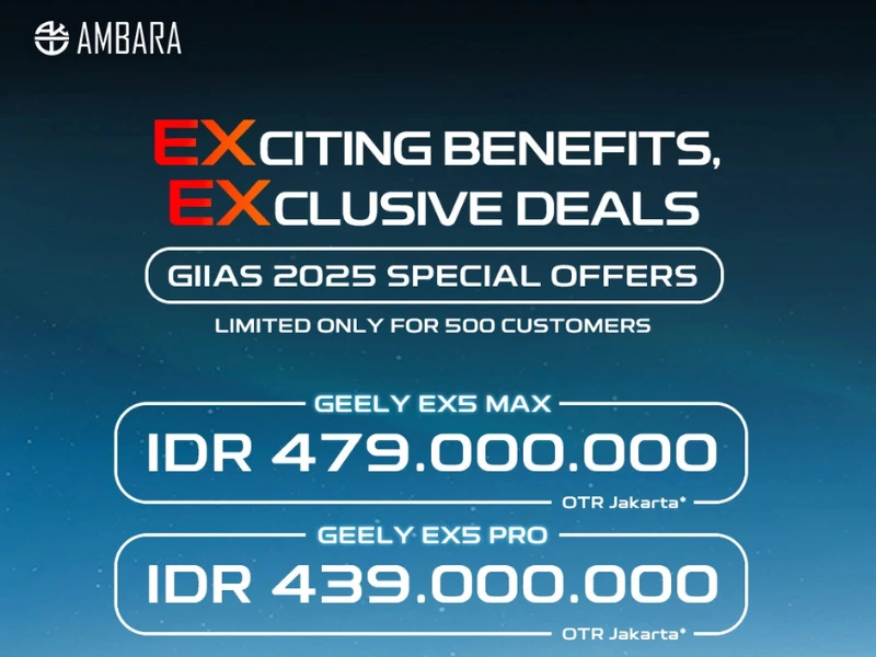 GIIAS 2025 Special Price Geely EX5