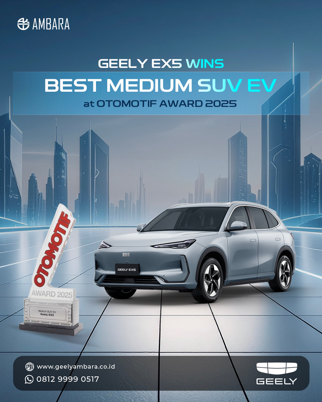 Geely EX5 - Otomotif Awards