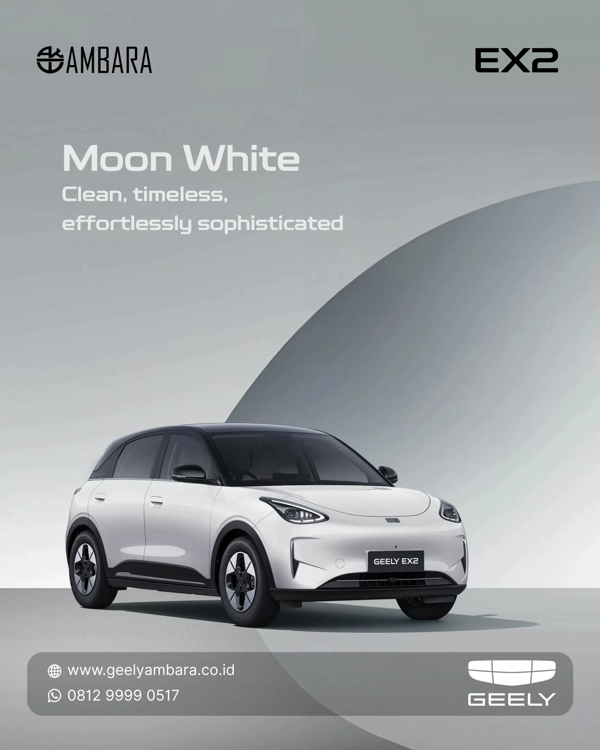 Geely EX2 - Moon White