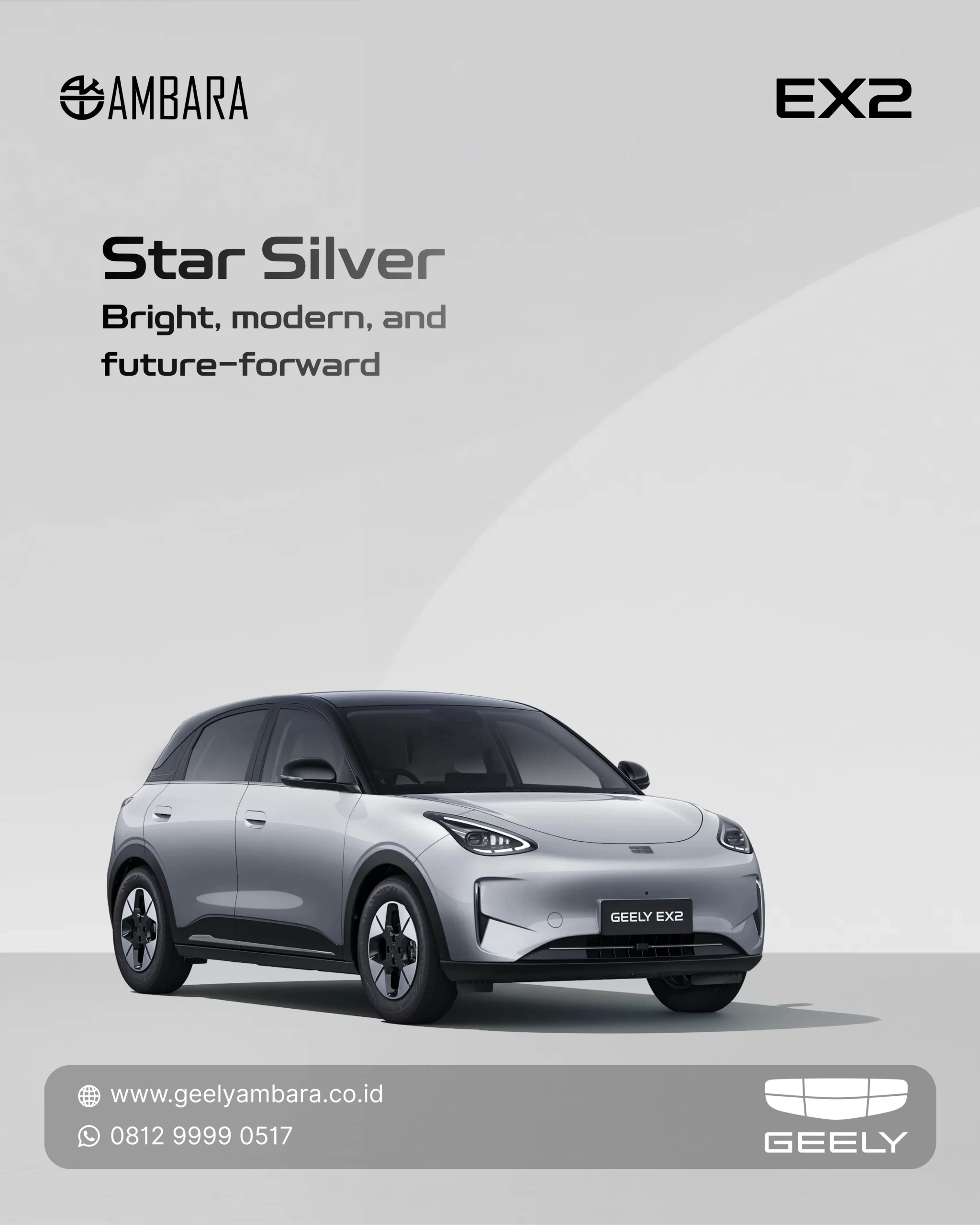 Geely EX2 - Star Silver