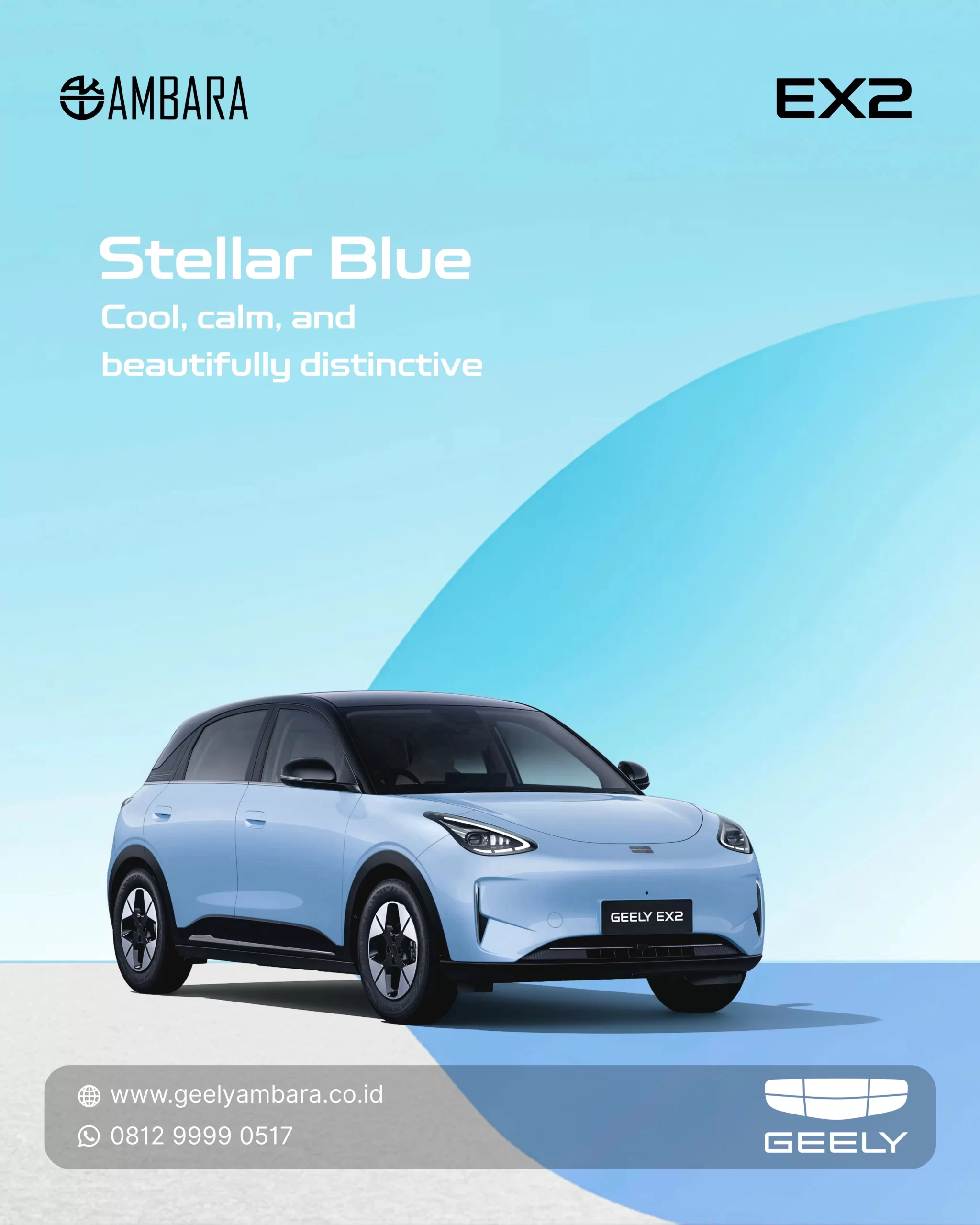 Geely EX2 - Stellar Blue