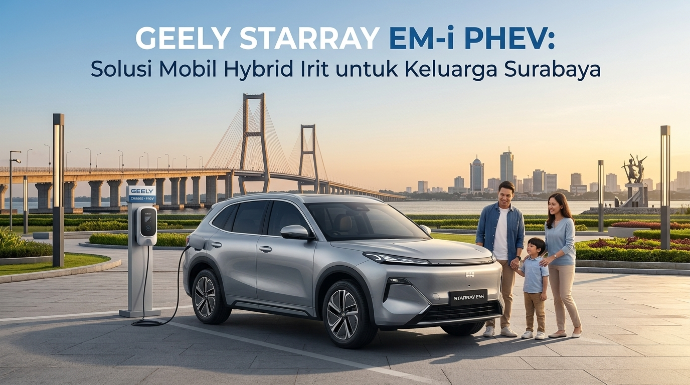 Mobil Hybrid : Geely Starray EM-i PHEV Surabaya